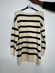 Strikbluse med striber - ITJULI25