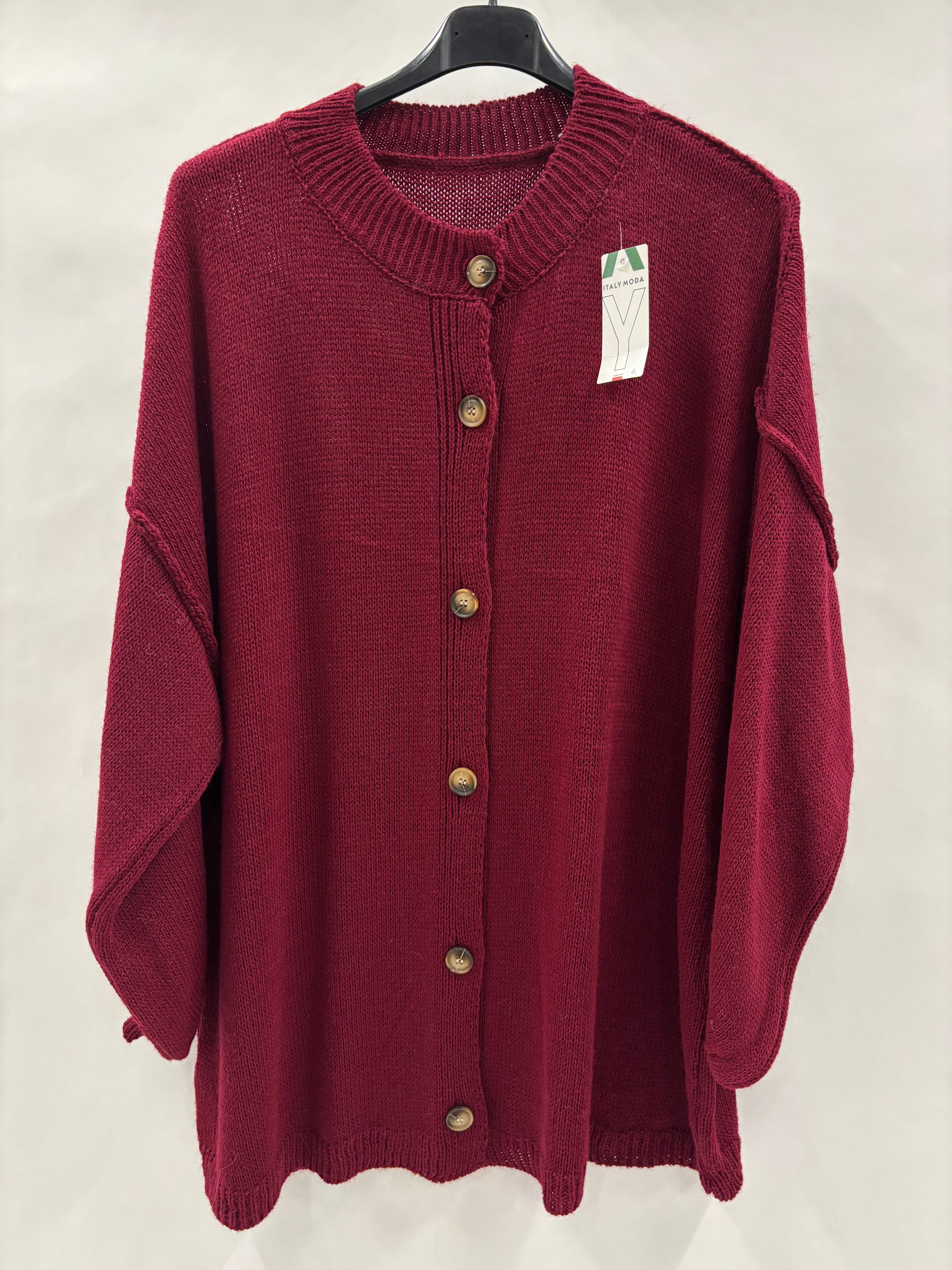 Strikcardigan, Knapper