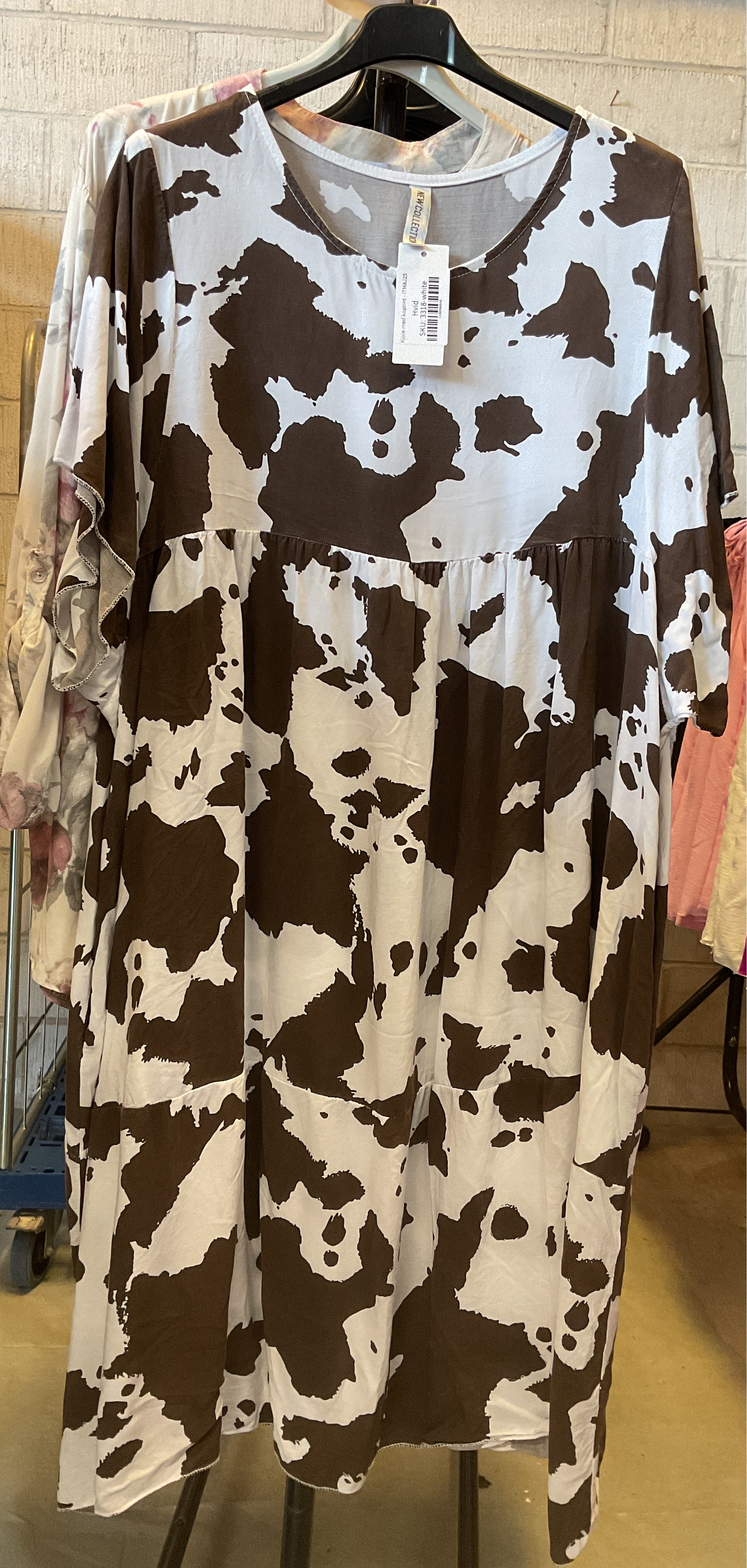 Kjole med koprint by Miss Moon