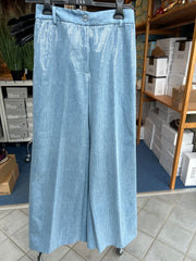 Denim bukser med pailletter