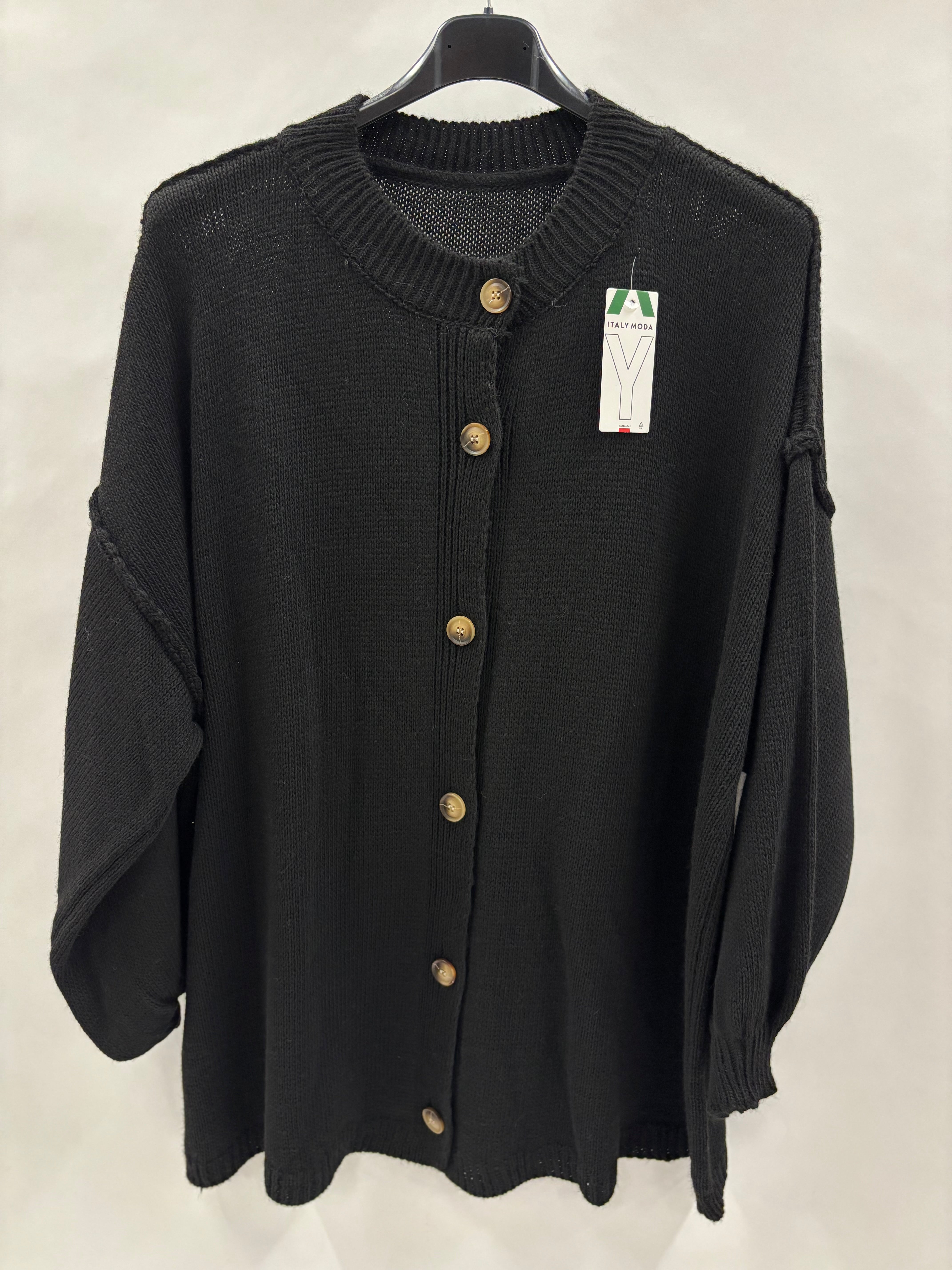 Strikcardigan, Knapper