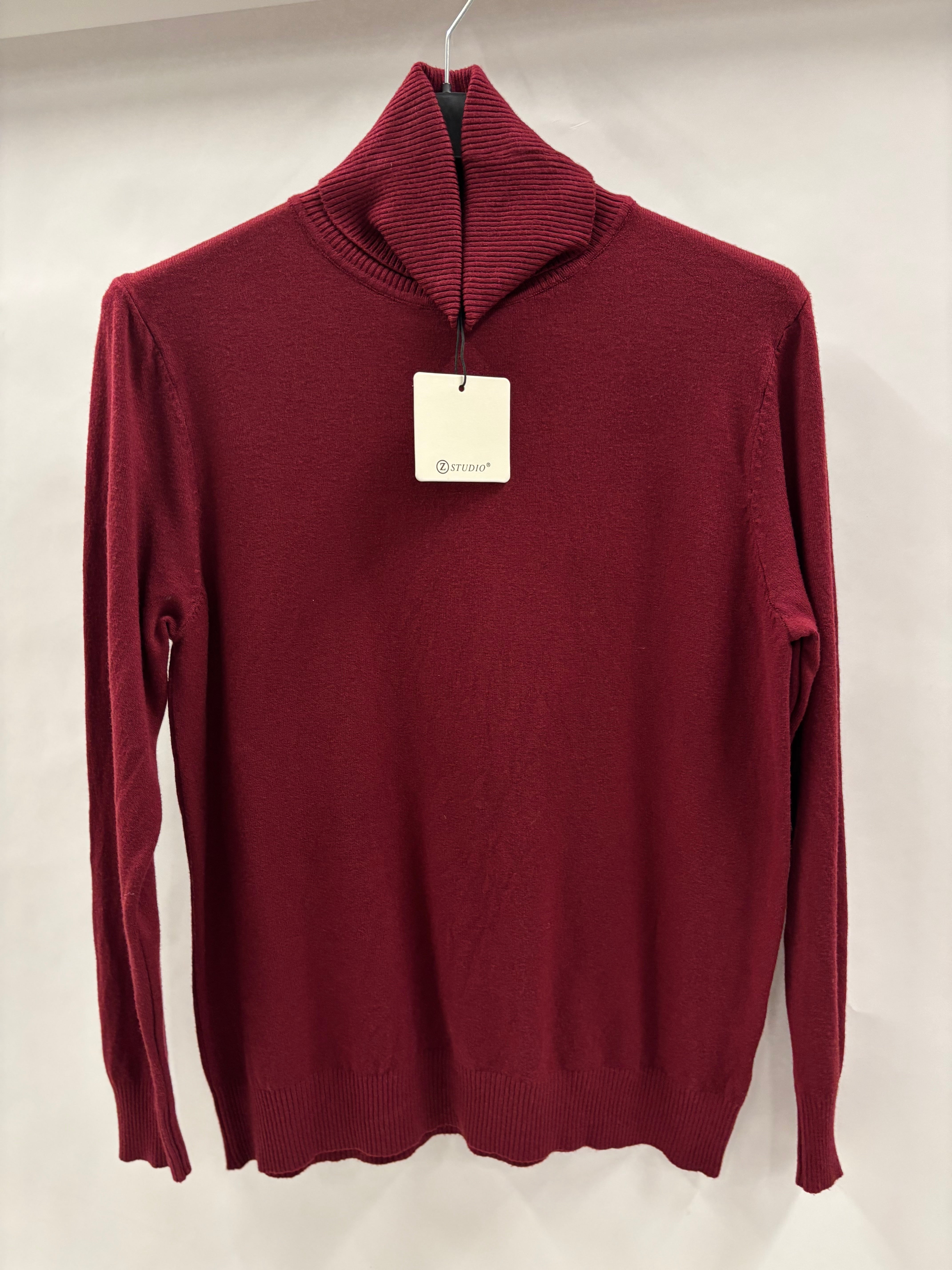 Langærmet Rullekravebluse