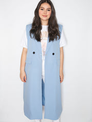 Lang blazer vest