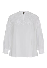 No. 1 By Ox bluse med broderinger øverst by Krone 1