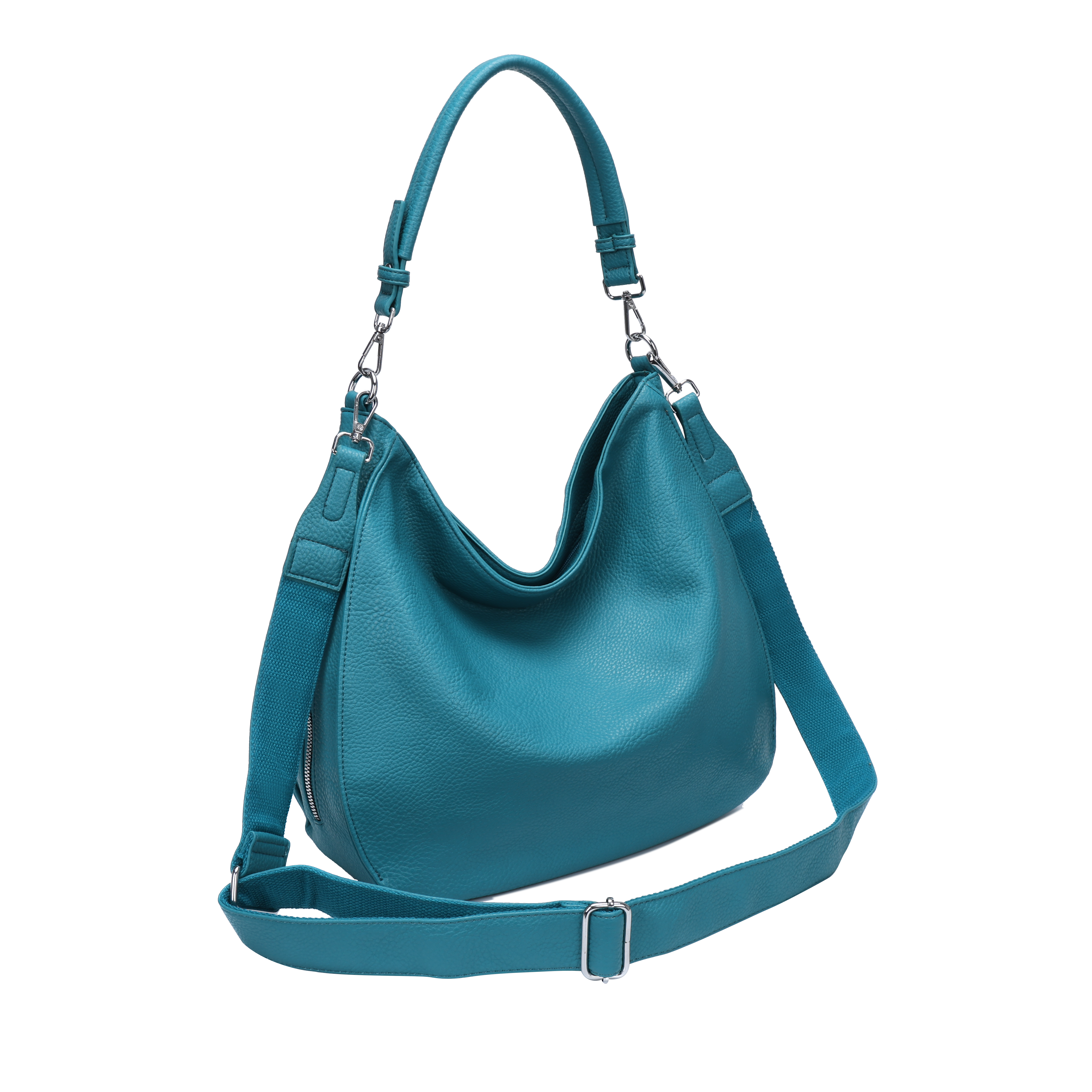 Slouchy taske med lynlås 36x13x30cm - Ingen returret - ITFEB25
