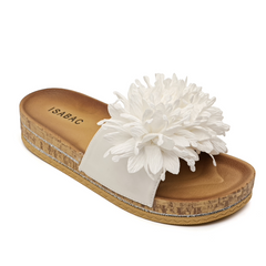 Sandal med blomster front