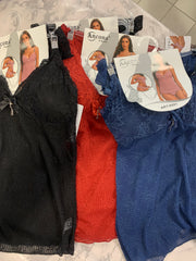 Lingeri sæt med bling L/XL- tilfældig farve.