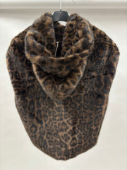 Pelsvest Dyreprint Hætte