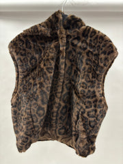 Pelsvest Dyreprint Hætte