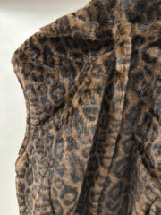 Pelsvest Dyreprint Hætte