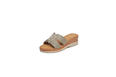 Flettet kilehæl sandaler