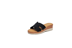 Flettet kilehæl sandaler