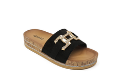 Sandaler med bling spænde