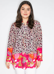 Leopard skjorte med tryk - ITFEB25