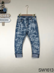 Sexy Woman jeans med acid wash - ITJULI25
