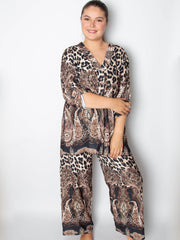 Leopard sæt med print - Ingen returret