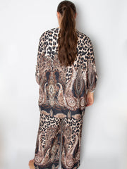 Leopard sæt med print - Ingen returret