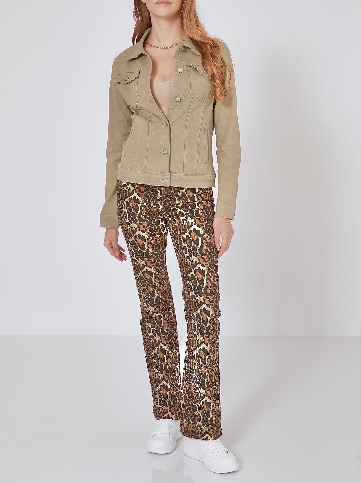 Denimjakke med stræk plus size by G-Smack