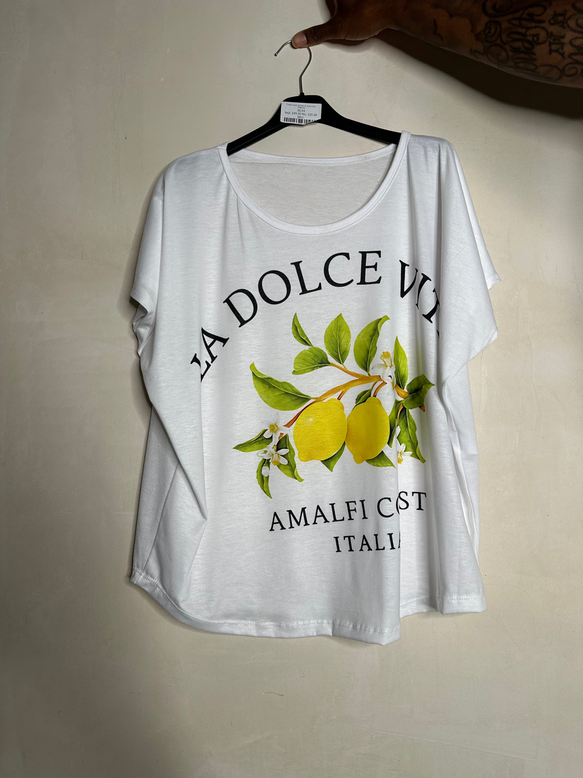 T shirt med citroner la dolce vita