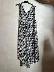 Printet a-shape kjole - Brystmål 130cm - Viskose Polyester by Miss One