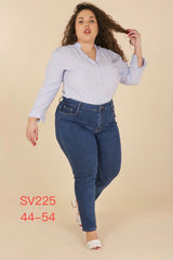 Den klassiske jeans plus size