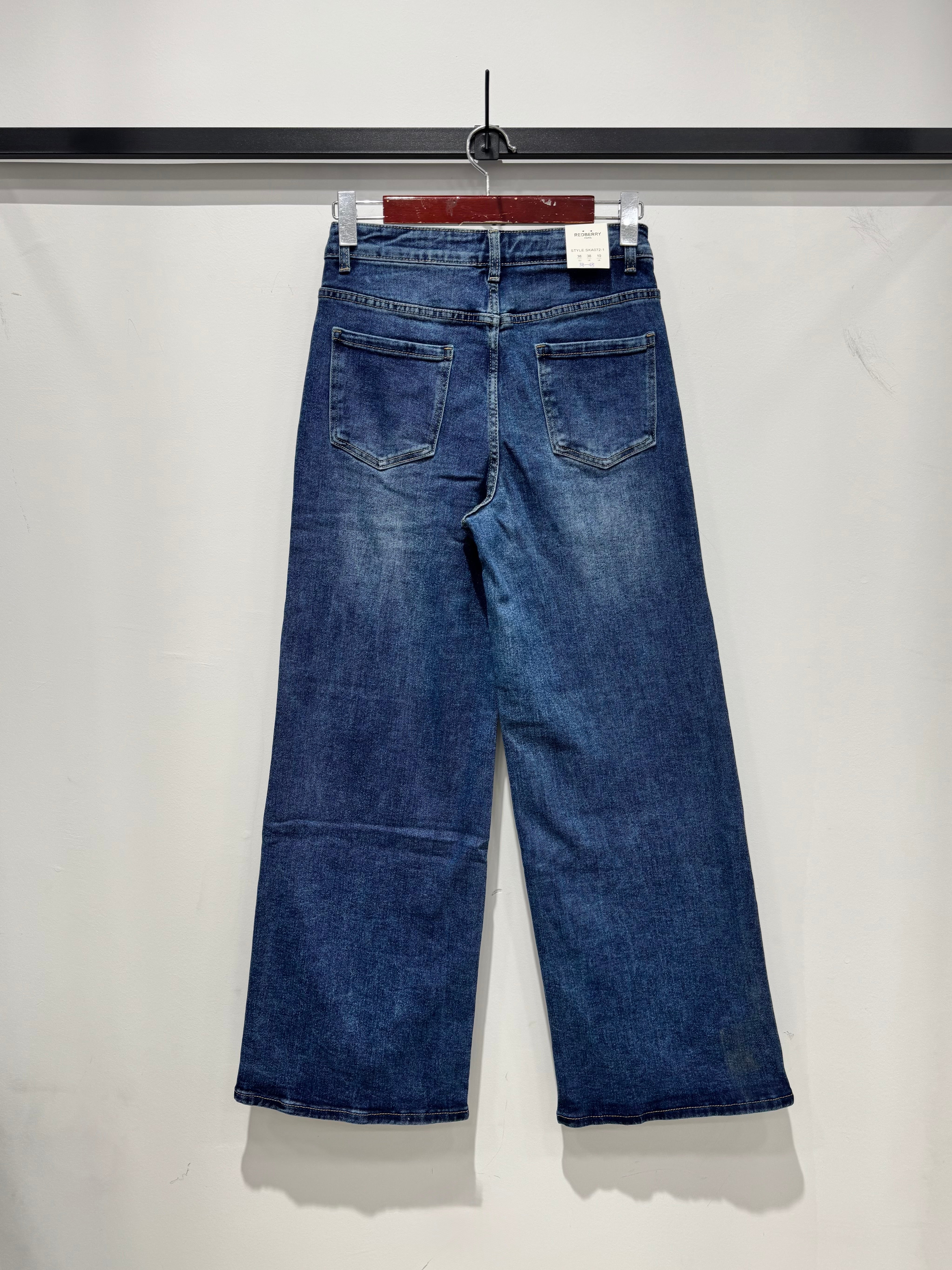 Jeans med vidde darkwash by G-Smack