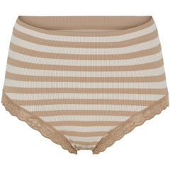 ISA stripe rib midi panties lace