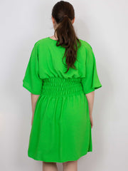 Kjole med smock talje - Brystmål 130cm