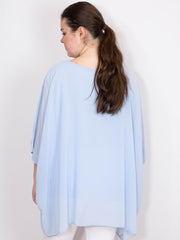 Oversize chiffon bluse - Brystmål 140cm - Ingen returret