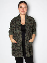 Vatteret leopard jakke- ITSEP24