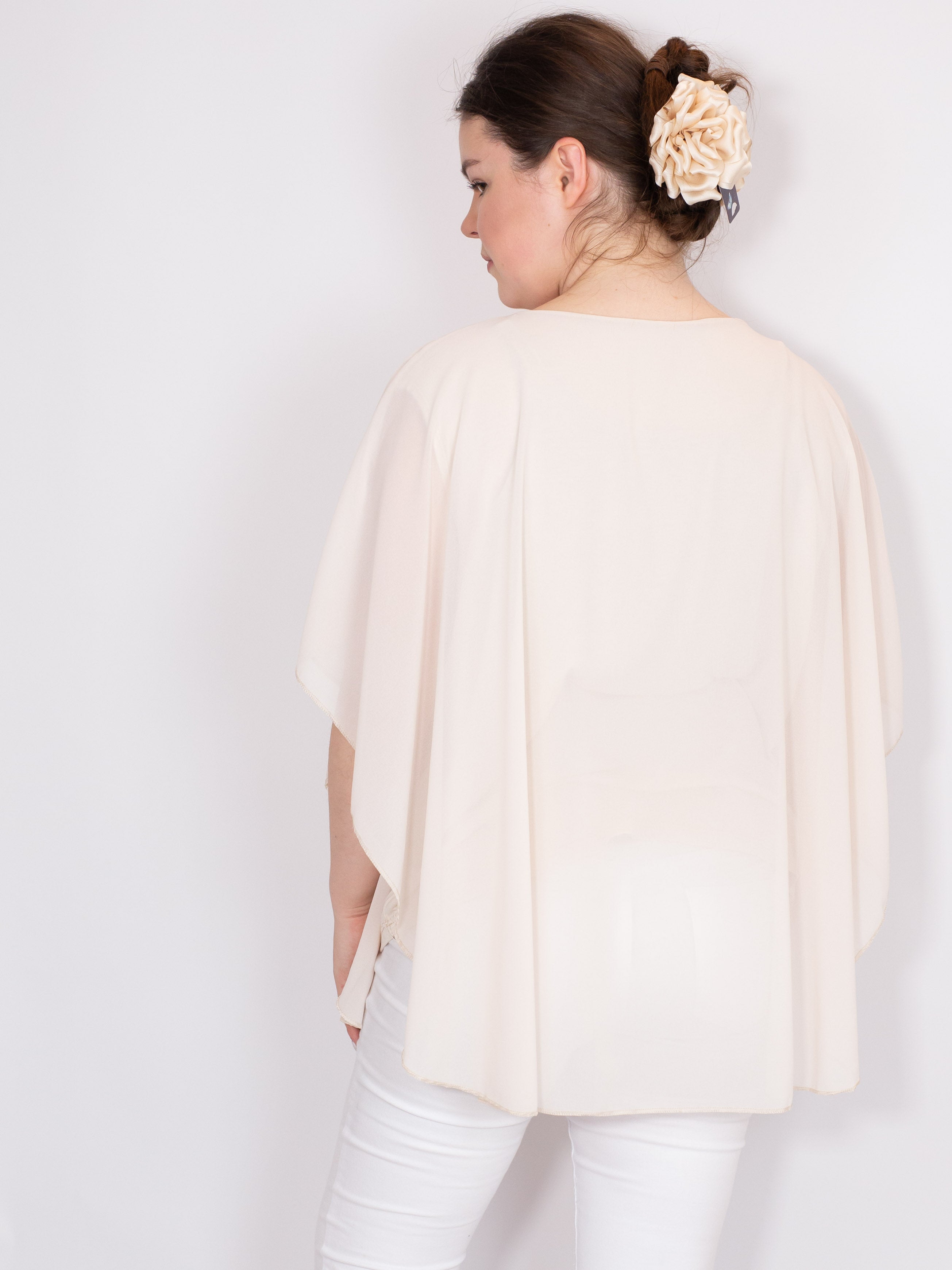 Chiffon overdel - Brystmål 130cm