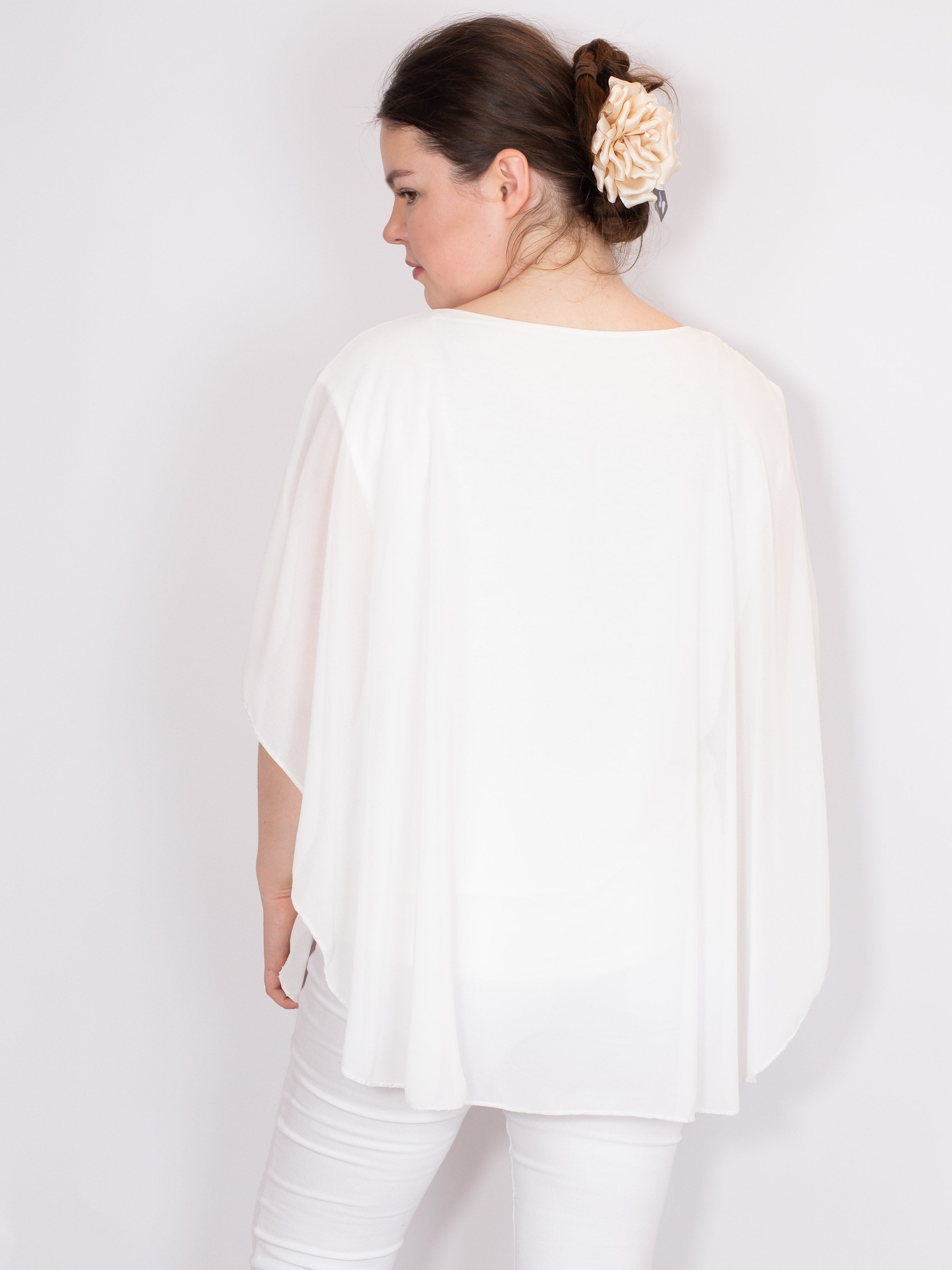 Chiffon overdel - Brystmål 130cm