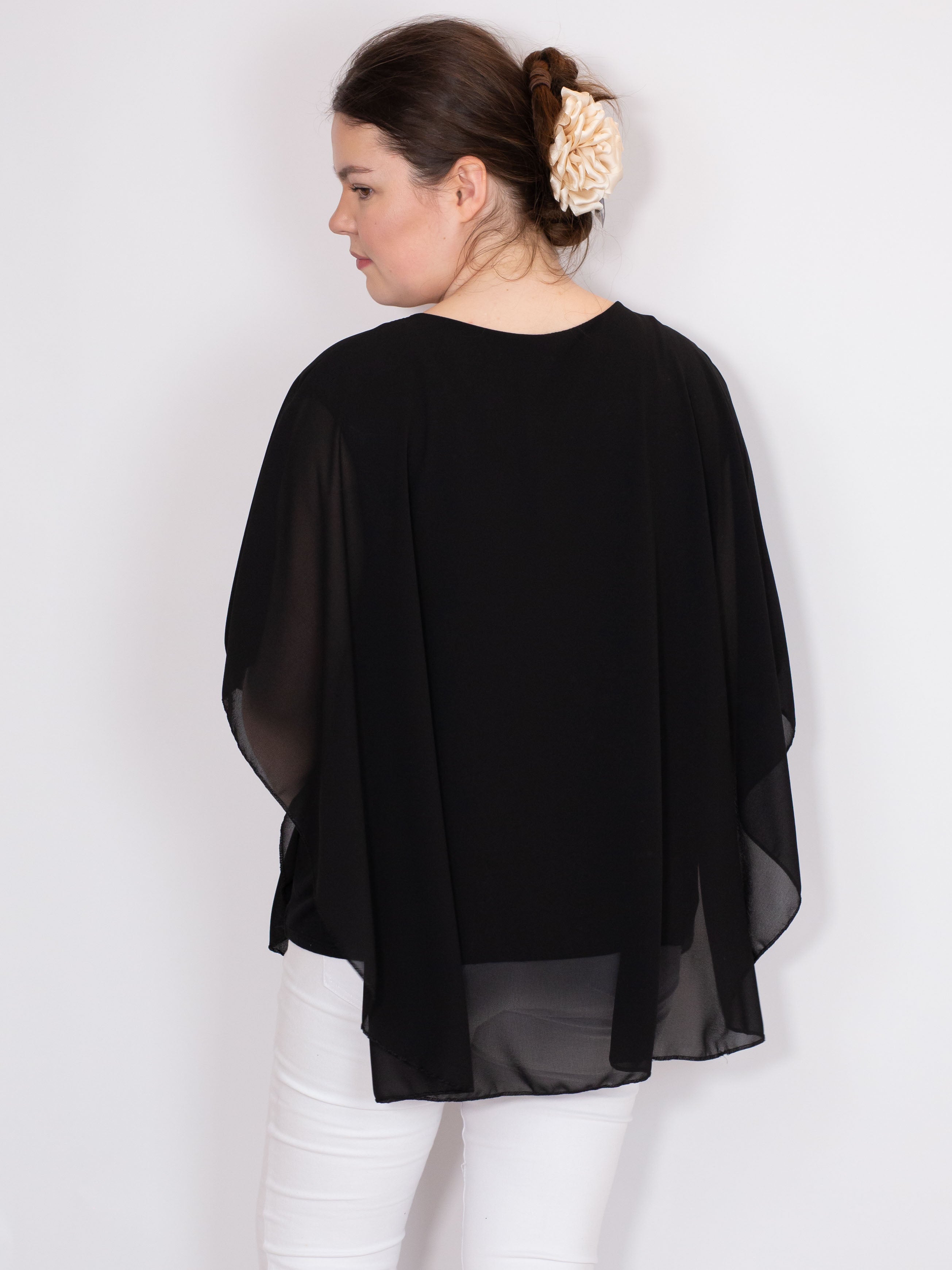Chiffon overdel - Brystmål 130cm