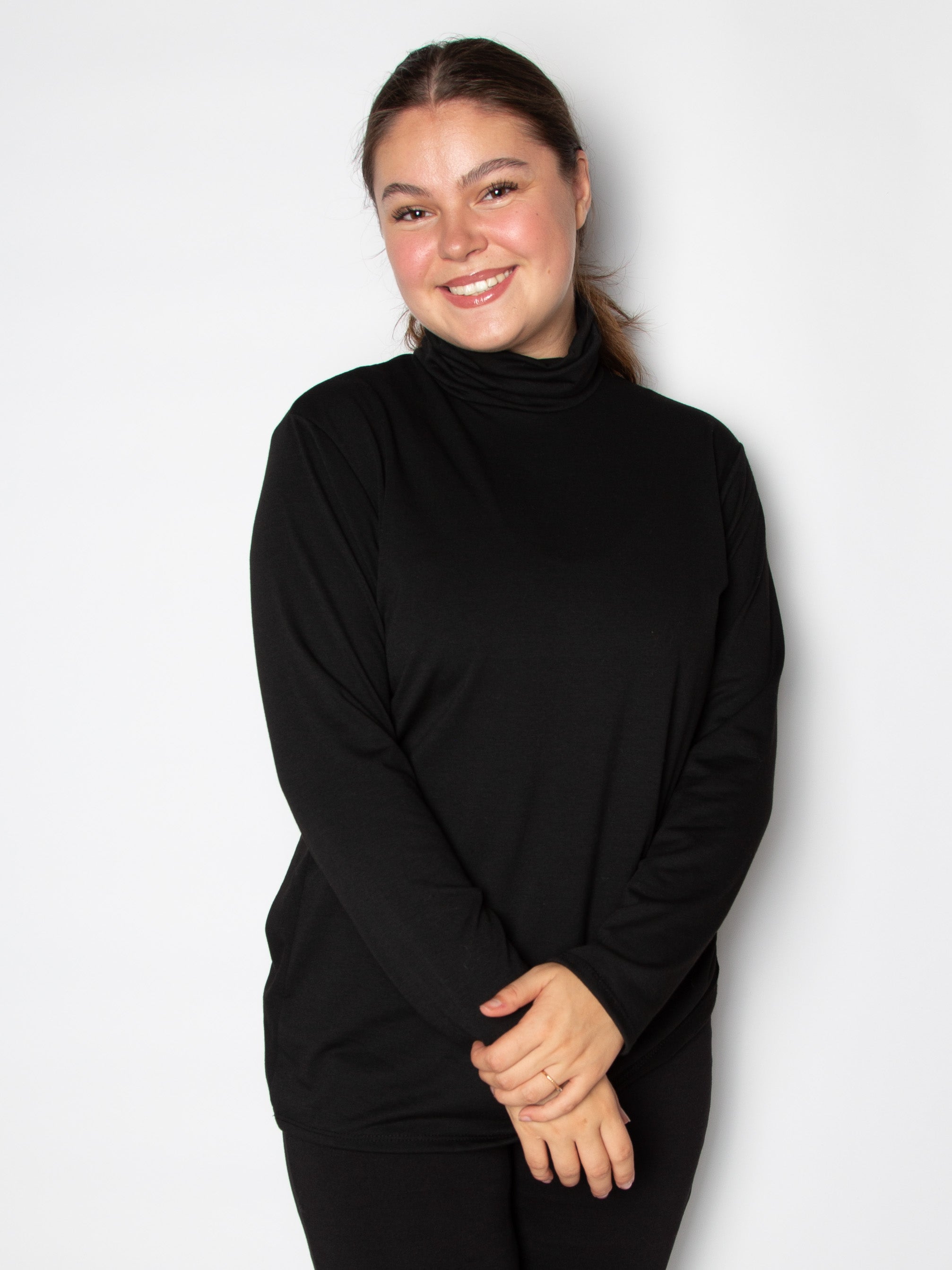 Rullekrave bluse