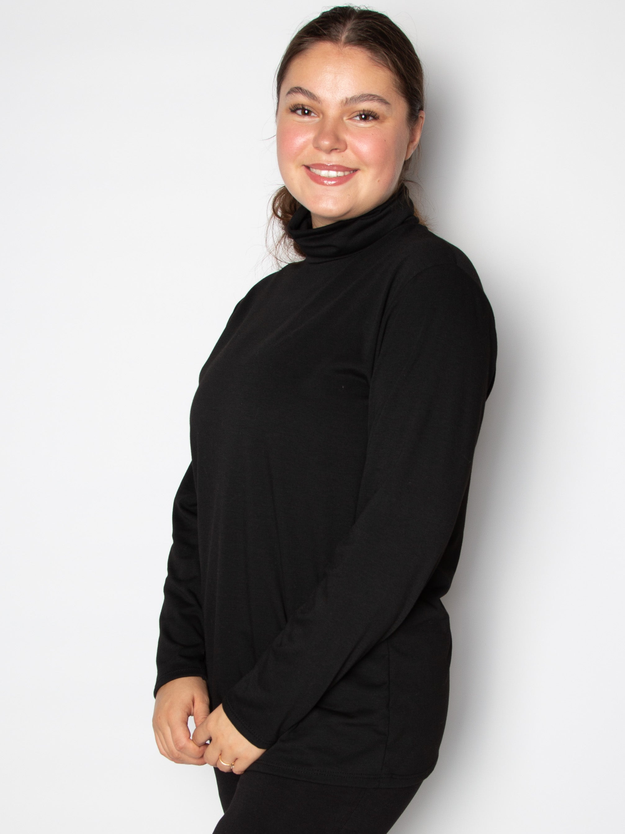 Rullekrave bluse