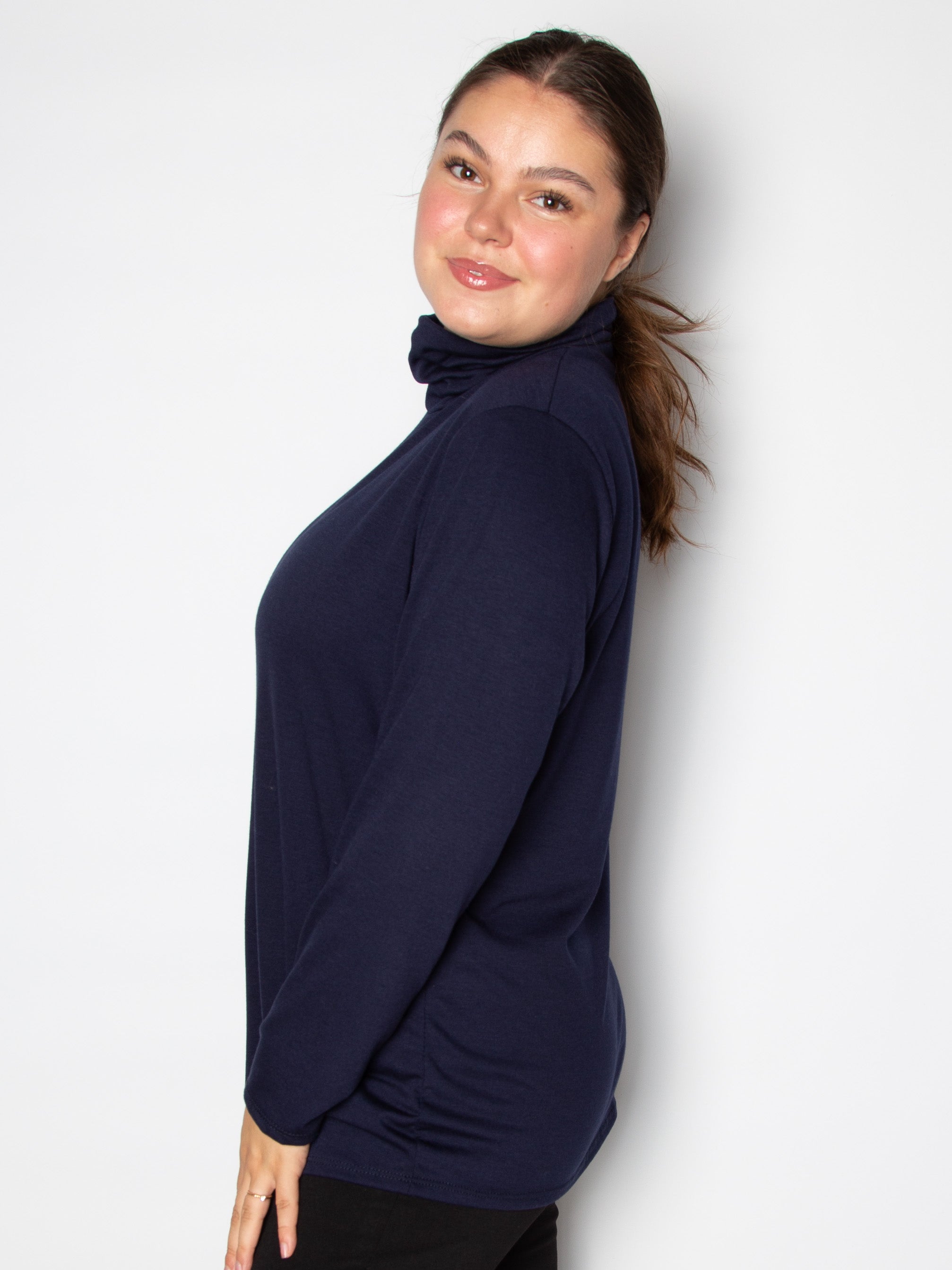 Rullekrave bluse