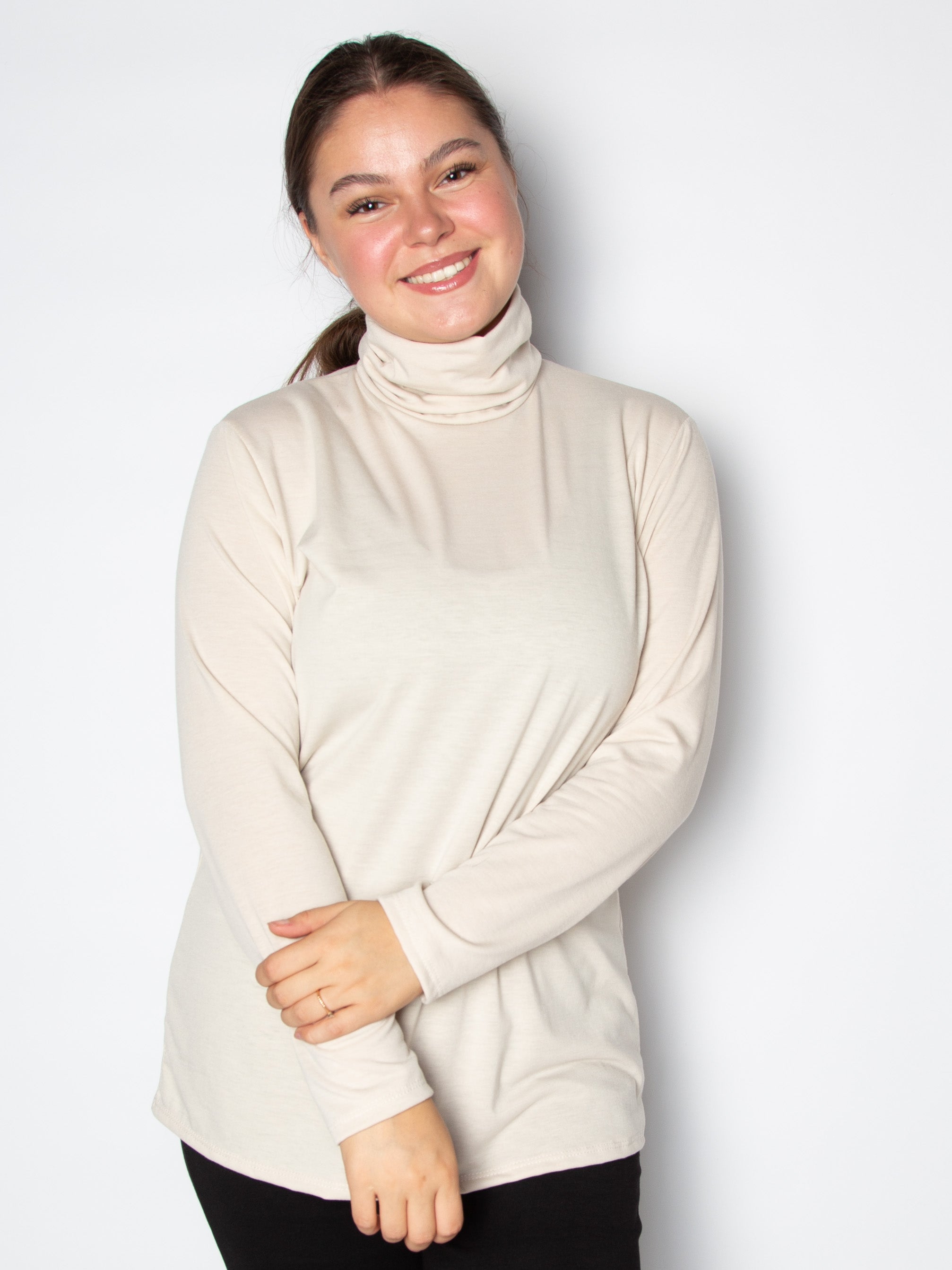 Rullekrave bluse