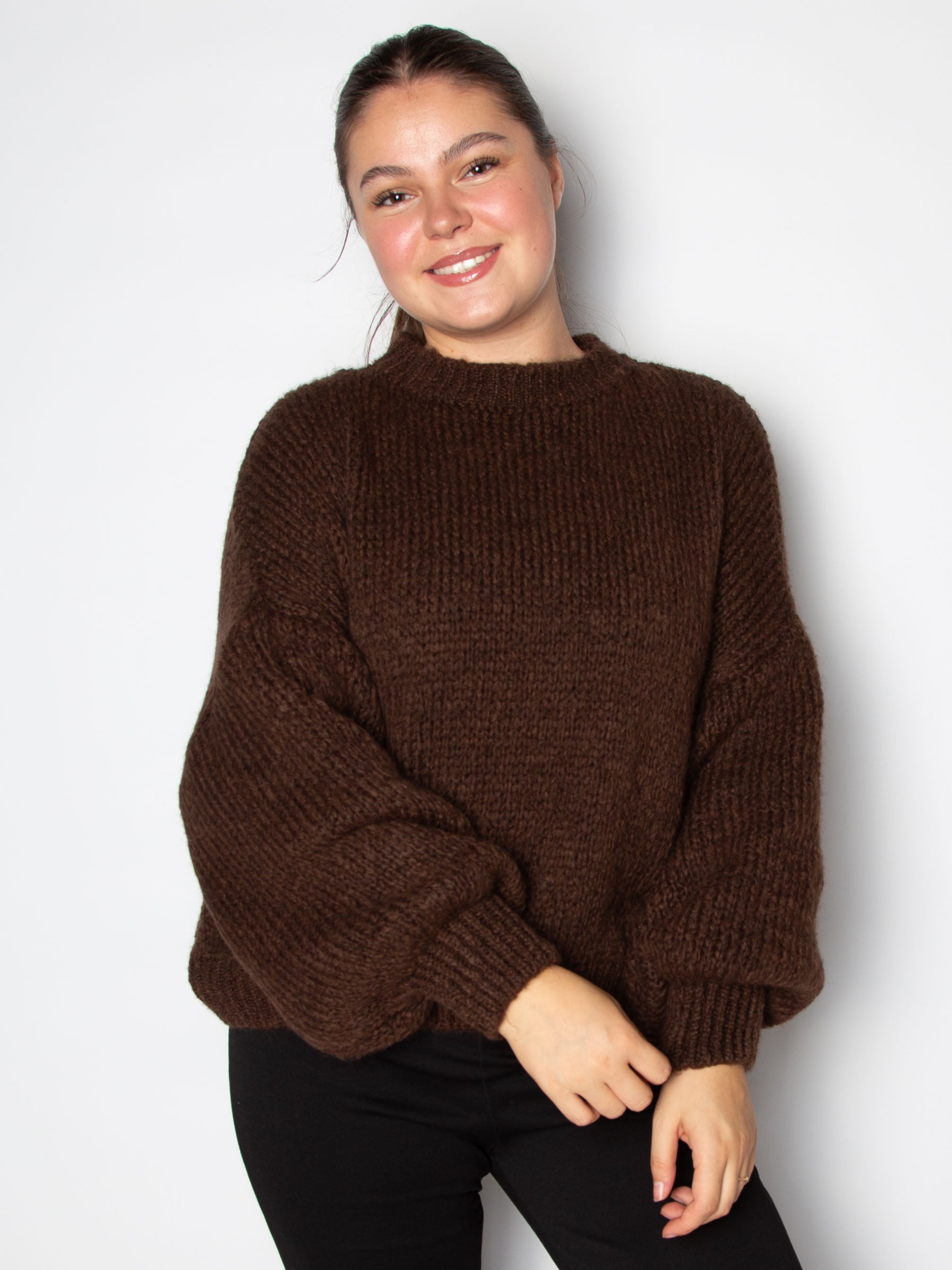 Vamset striktrøje