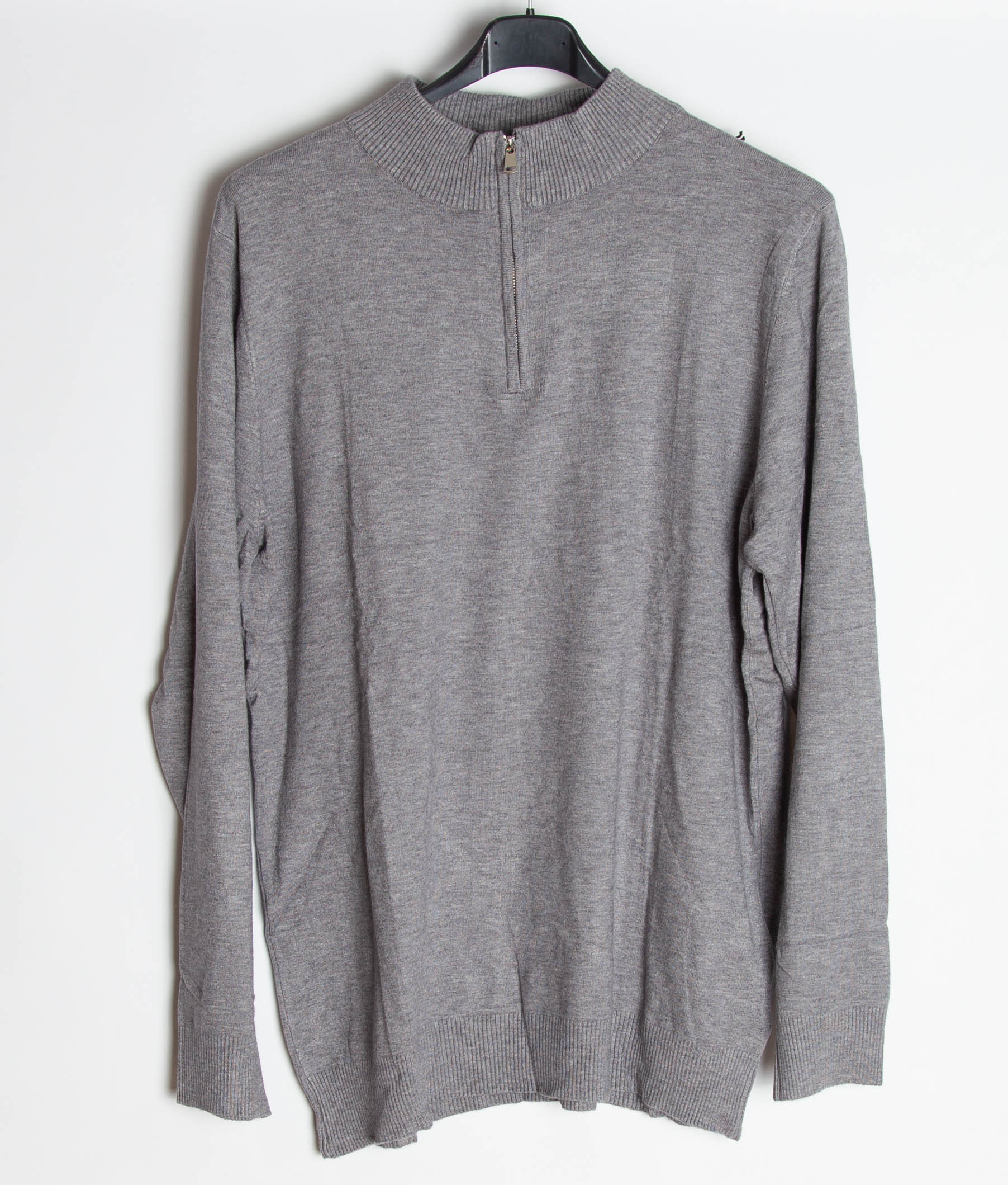 Half zipper herre strik - Ingen returret - ITNOV24