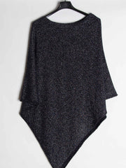 Glitter poncho