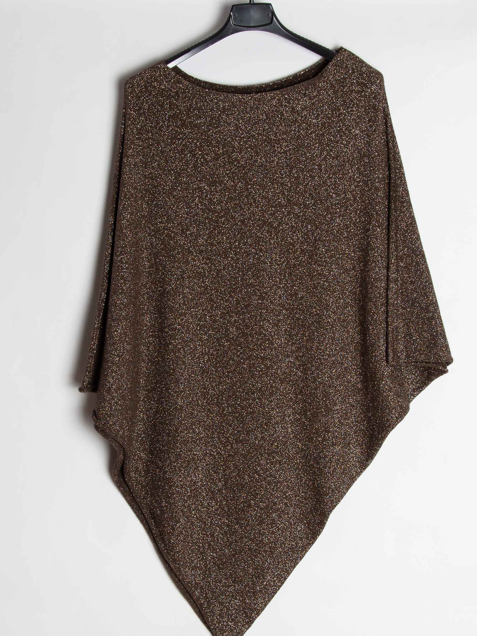 Glitter poncho
