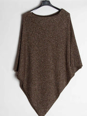 Glitter poncho