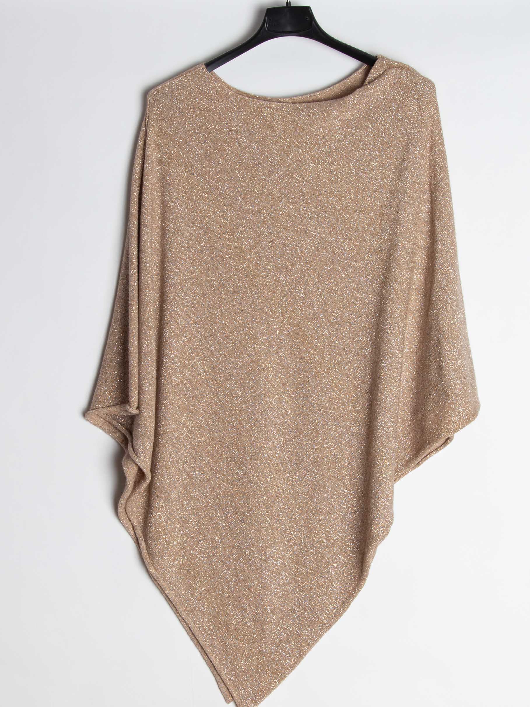 Glitter poncho