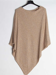 Glitter poncho