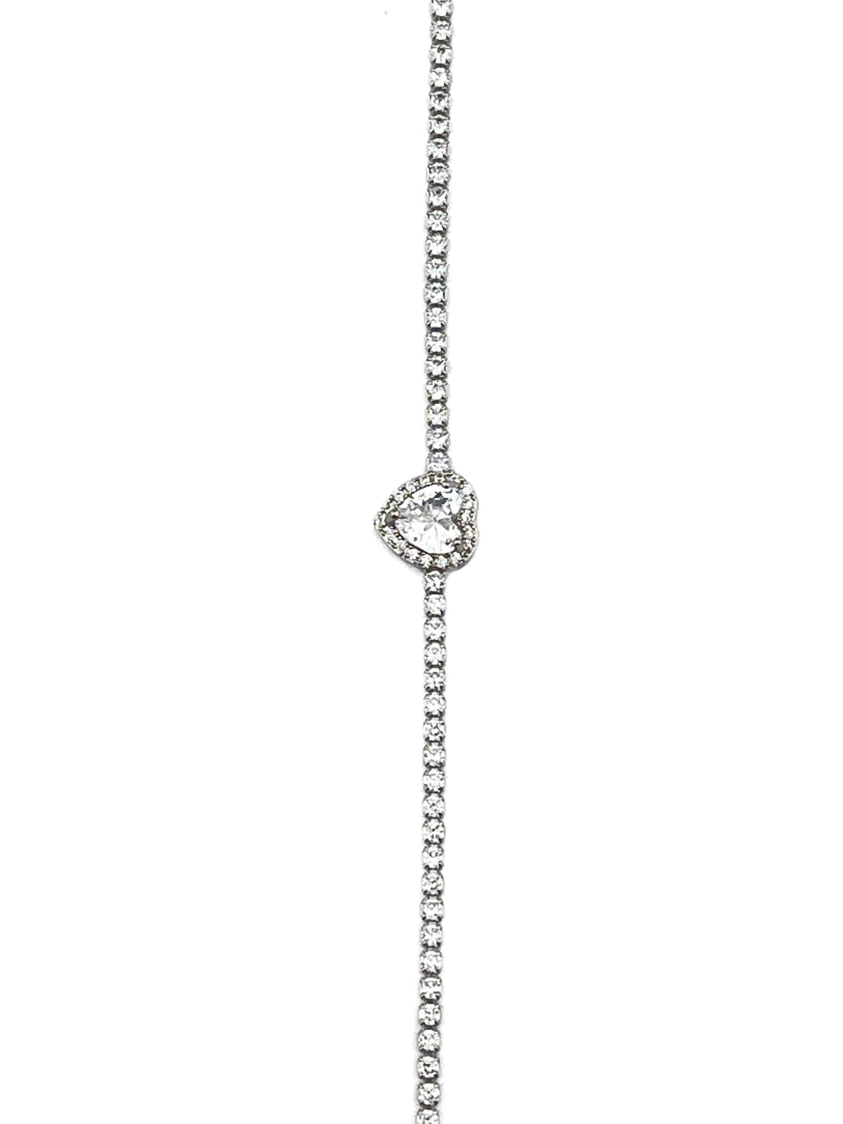 Armbånd med bling hjerte - ITSEP24