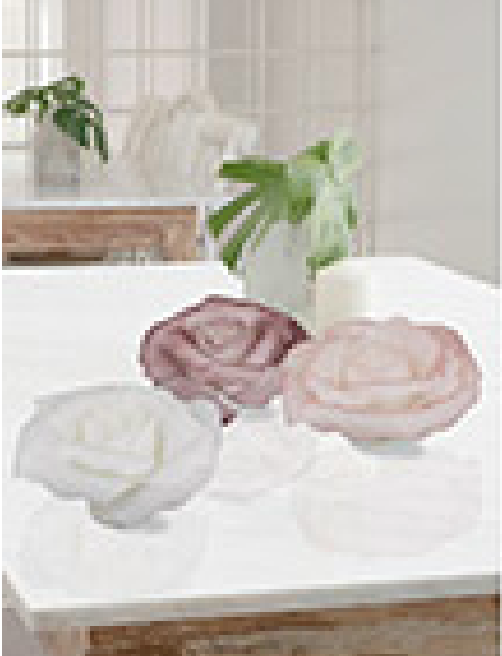 Foam Flower "rose head" 10x20cm
