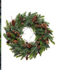 Deco Fir wreath green ø 13x41cm