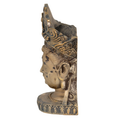Guld Buddha figur 11x9x22 cm