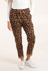 Mirakelbukser med leopard print - Ingen returret