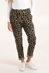 Mirakelbukser med leopard print - Ingen returret